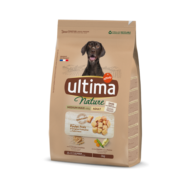 Emballage Ultima Nature Medium-Maxi avec du Poulet